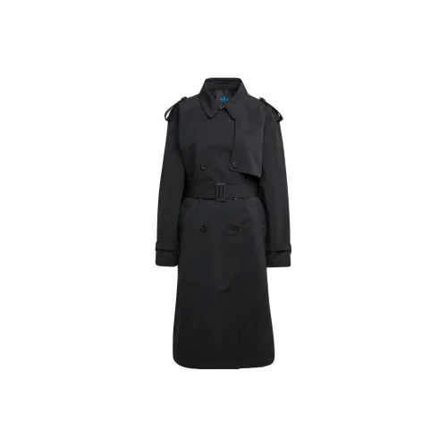 Adidas Originals Blue Version Collection Trench Coats Women's Black