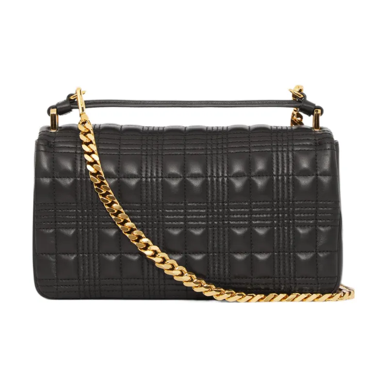 Burberry Lola Lola Bag Quilting Lambskin Handbags Shoulder Bag Crossbody Bag Women's Black-2