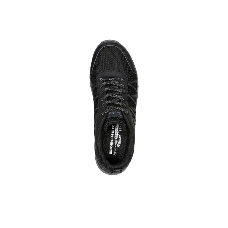 Skechers Reggae Fest Cushioning Anti-Slip Wear-Resistant Breathability Low-Top Casual Shoes Women's Black-3
