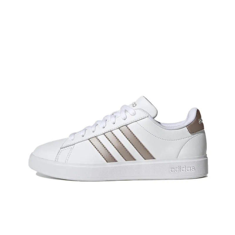 Adidas Grand Court Cloud White Platinum Metallic Women's-0