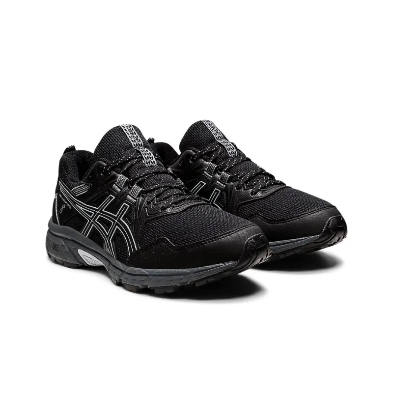 Asics Gel-Venture 8 Wear-Resistant Low-Top Running Shoes Women's Black White-2