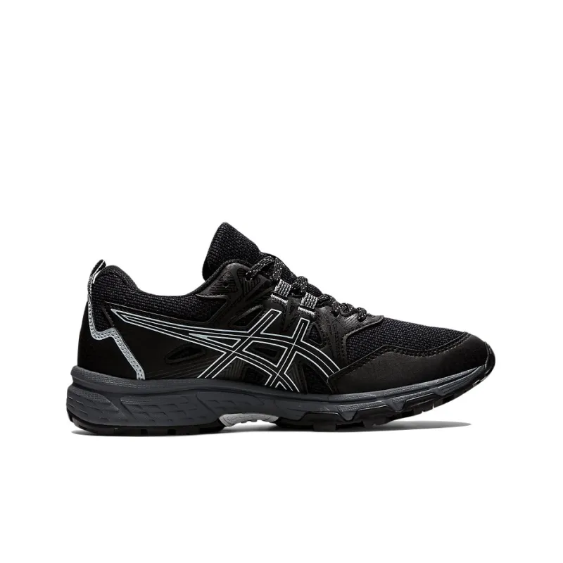 Asics Gel-Venture 8 Wear-Resistant Low-Top Running Shoes Women's Black White-1