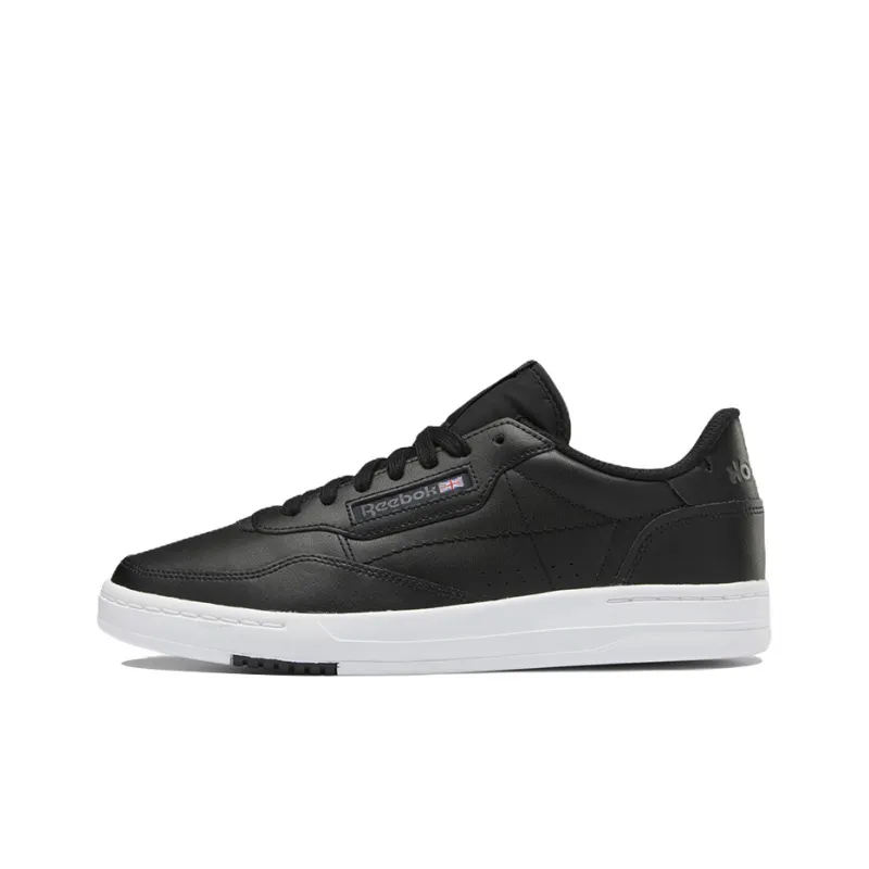 Reebok Court Peak Low Tops Casual Skateboarding Shoes Black-0