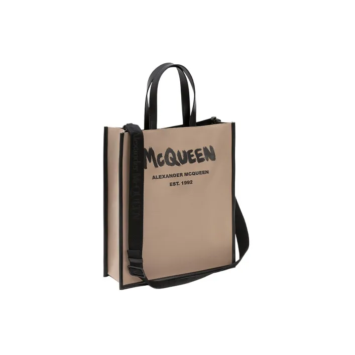 Alexander McQueen Polyester Handbag Shoulder Bag Crossbody Bag Men's Brown-1