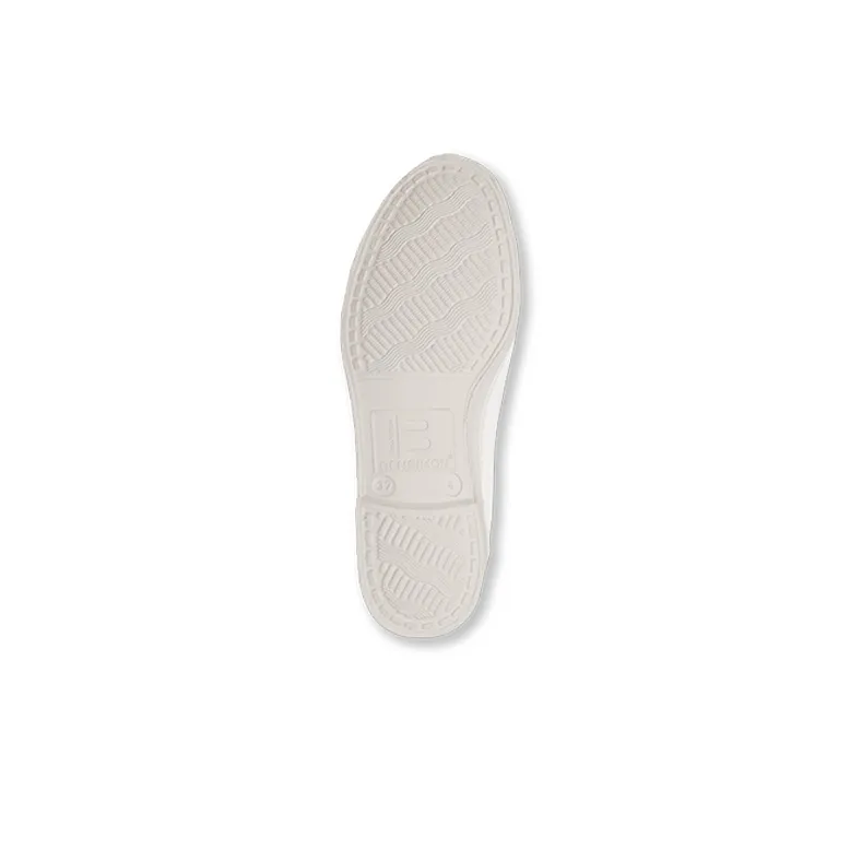 BENSIMON Anti Slip Wear Resistant Low Top Casual Shoes Women's White-3