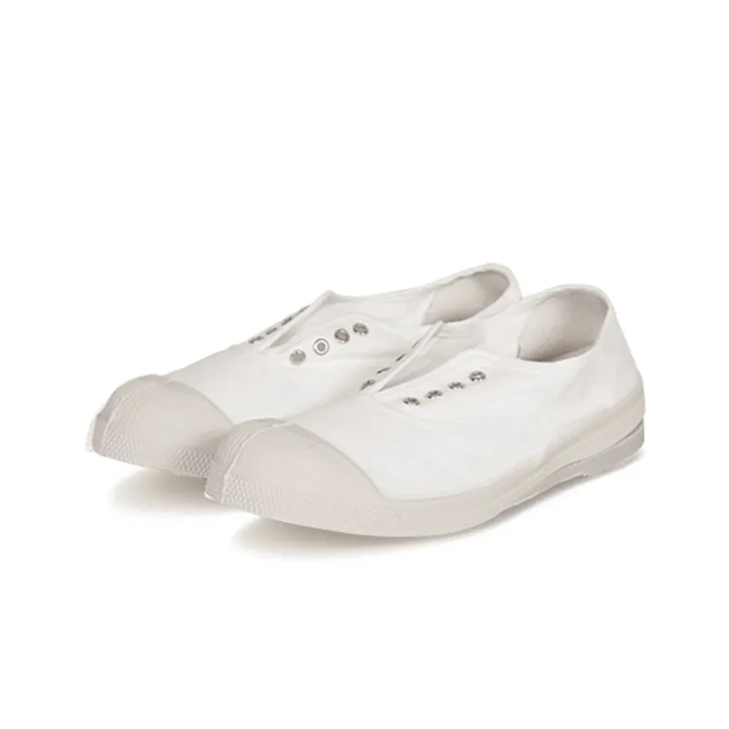 BENSIMON Anti Slip Wear Resistant Low Top Casual Shoes Women's White-1