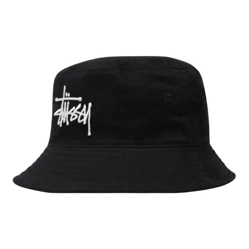 Stussy Bucket Hats Unisex Black