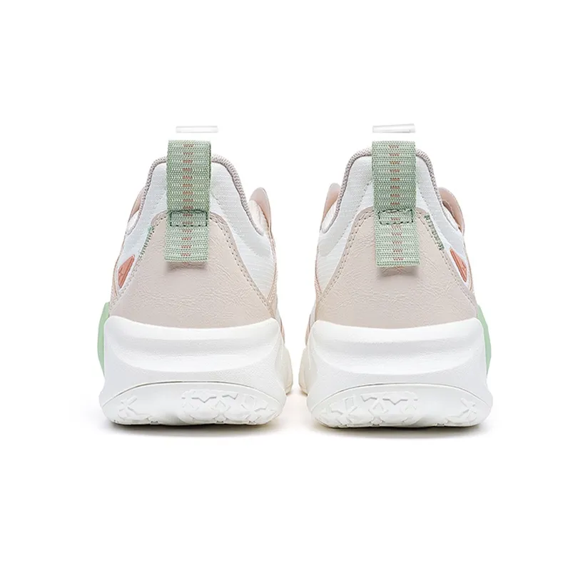 XTEP AG LVL UP 1 Casual Shoes Women's Low Top Sail White/Ivory White-2