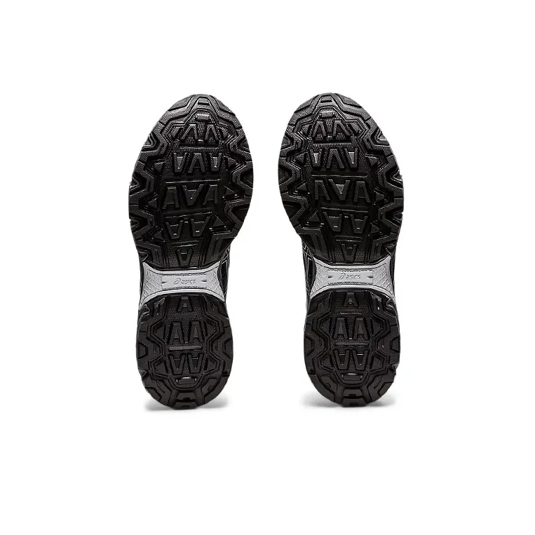 Asics Gel-Venture 8 Wear-Resistant Low-Top Running Shoes Men's Black White D-Width-5