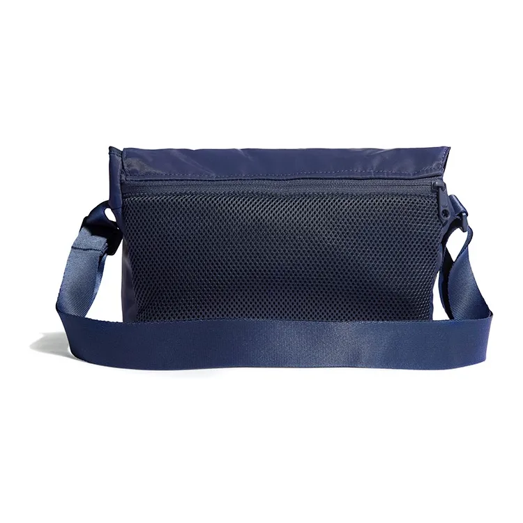 Adidas Originals Recycled Nylon Shoulder Bag, Crossbody Bag Unisex Marine Blue-1
