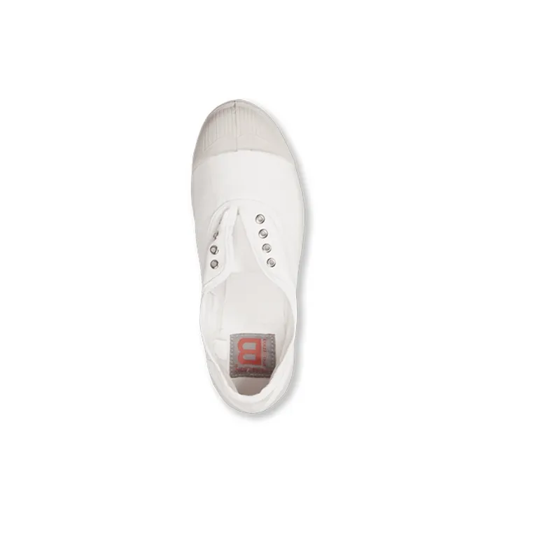 BENSIMON Anti Slip Wear Resistant Low Top Casual Shoes Women's White-2