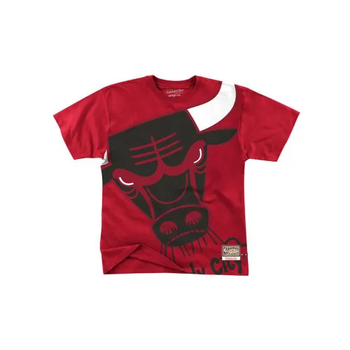 Mitchell Ness T-Shirts Unisex Red