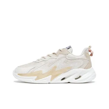 XTEP Lightning Casual Shoes Women's Low-Top Tea White