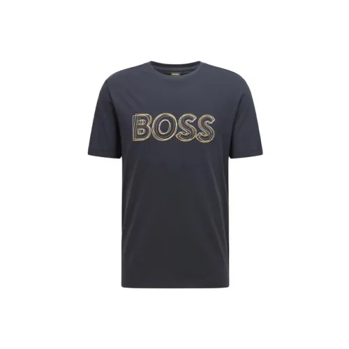 HUGO BOSS T-Shirts Men Dark Blue