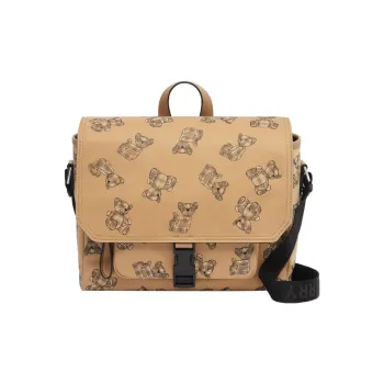 Burberry Sustainable Nylon Yarn Messenger Bag, Shoulder Bag, Crossbody Bag, Handbag Regular Kids' Archive Beige