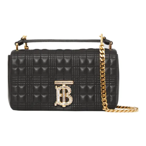 Burberry Lola Lola Bag Quilting Lambskin Handbags Shoulder Bag Crossbody Bag Women's Black