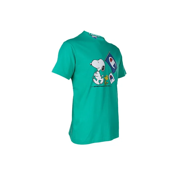 Champion x Peanuts T Shirt Men's Green-3