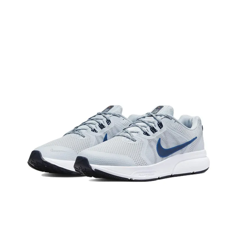 Nike Zoom Span 4 'Pure Platinum Dark Marina Blue'-2