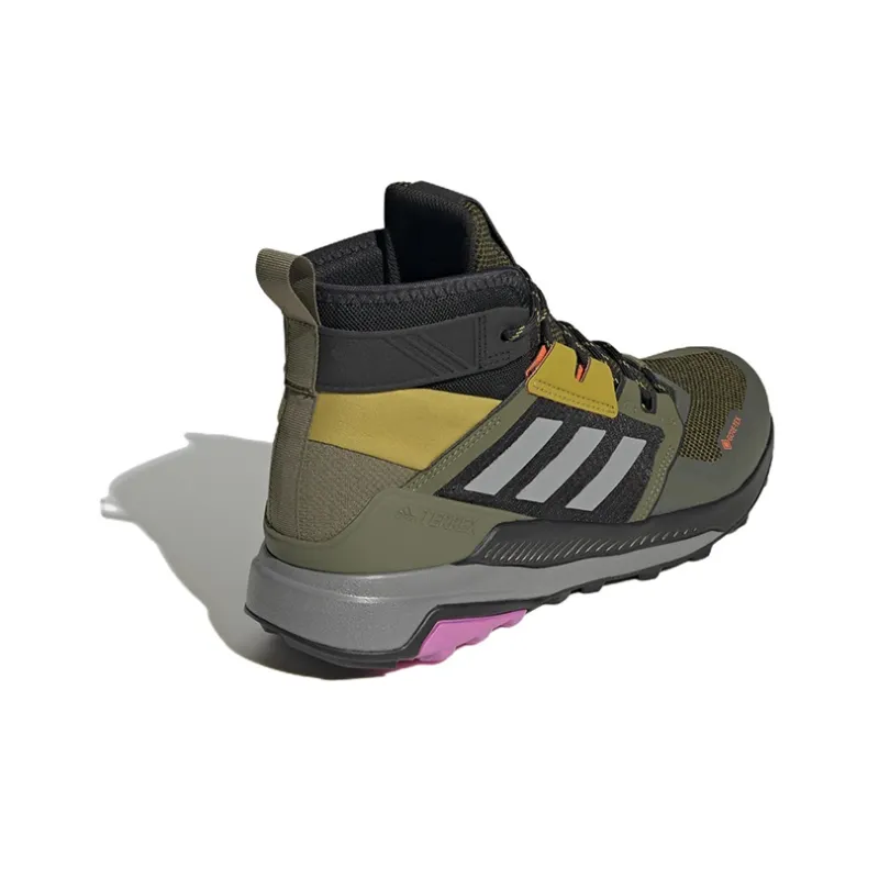 Adidas Terrex Trailmaker Outdoor Shoes Men High-Top Olive Green-3