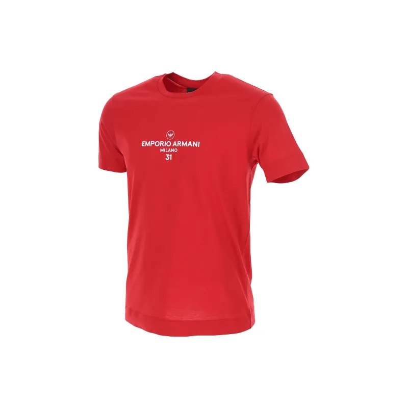 EMPORIO ARMANI T Shirts Men Red-2