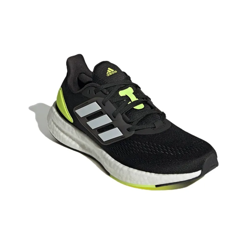 Adidas Pureboost 22 Core Black Cloud White Solar Yellow-2