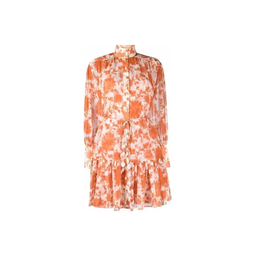 Zimmermann Long-Sleeved Dresses Women's Orange