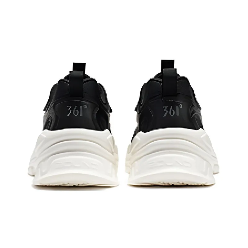 361° Overhill Cushioning, Breathable, Lightweight Low Top Running Shoes Men's Obsidian Black-2