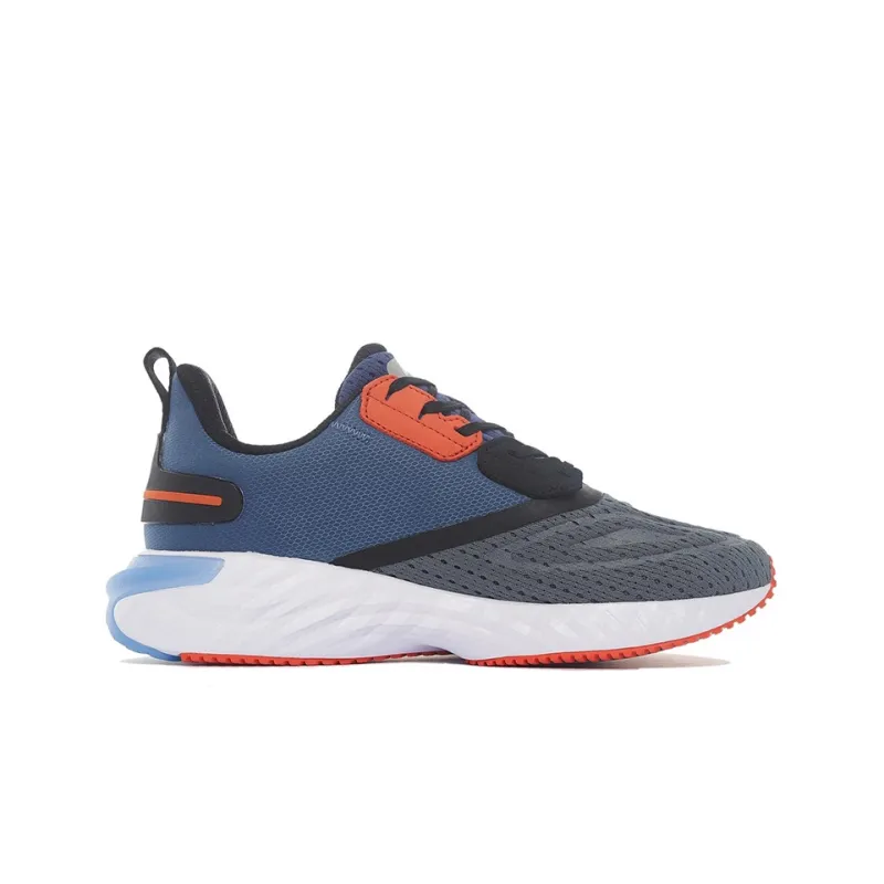 LiNing Low Top Running Shoes Men's Gray Blue Black-1