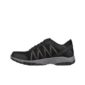 Skechers Reggae Fest Cushioning Anti-Slip Wear-Resistant Breathability Low-Top Casual Shoes Women's Black