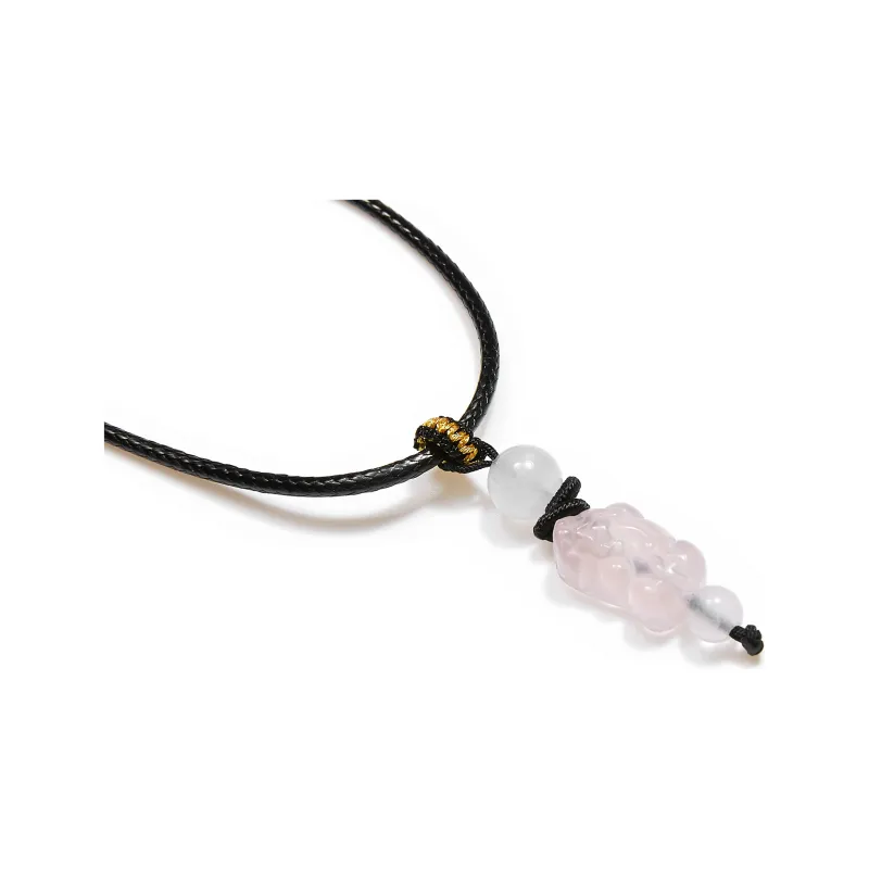 ENFANTIN Obsidian Jade Necklaces Unisex-5