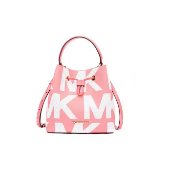 MICHAEL KORS Artificial Leather Handbag One Shoulder Crossbody Bucket Bag Women's Rose Pink