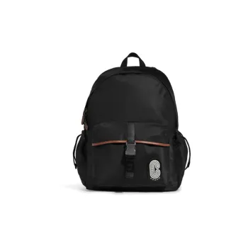 COACH Ma Nylon With Cow Leather Backpack Large Size Men's Miami Red/Black