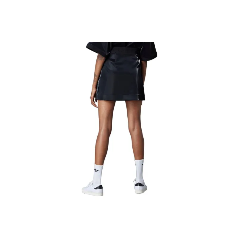 Adidas Blue Version High Shine Skirt Black-1