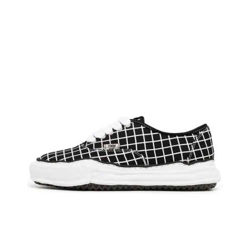 MIHARA YASUHIRO Baker Skateboard Shoes Men Low-Top Black