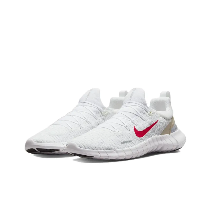 Nike Free Run 5.0 Next Nature White Siren Red Sanddrift-2