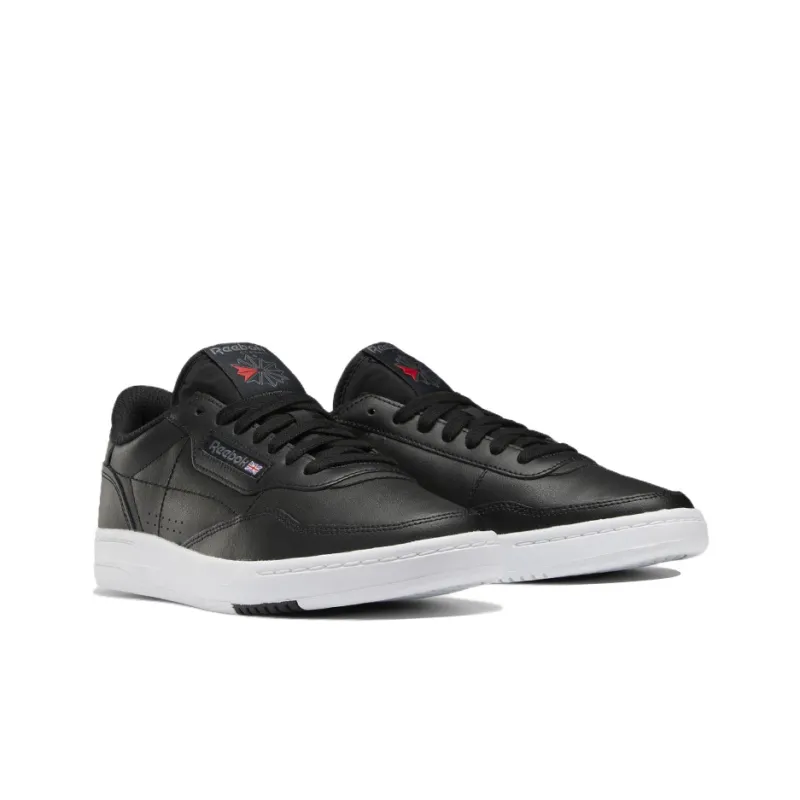 Reebok Court Peak Low Tops Casual Skateboarding Shoes Black-2