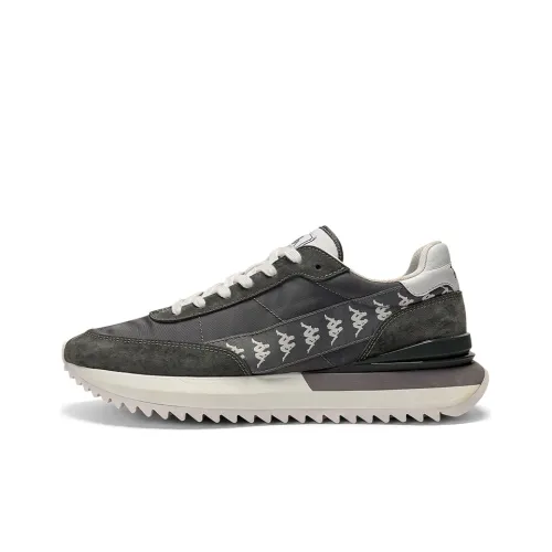 Kappa Low Top Running Shoes Unisex Contour Gray Black