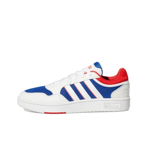 Adidas Neo Hoops 3.0 Skateboard Shoes Men Low-Top White/Blue