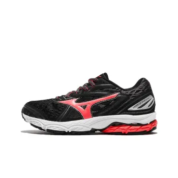 Mizuno Wave Prodigy Low Tops Wear resistant Black Red White