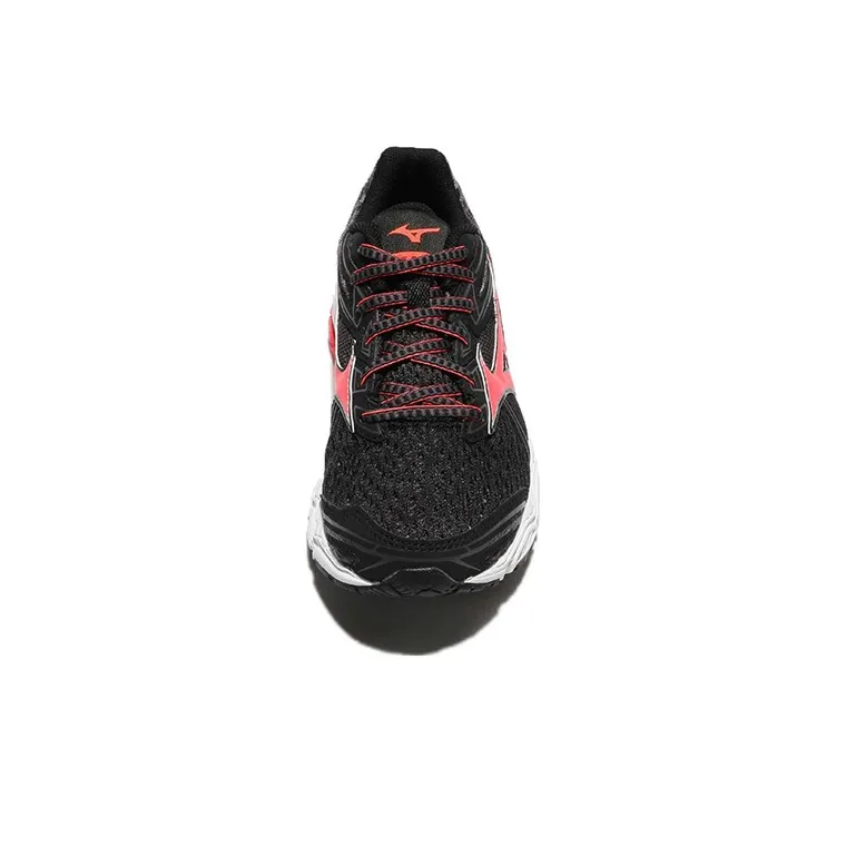 Mizuno Wave Prodigy Low Tops Wear resistant Black Red White-2