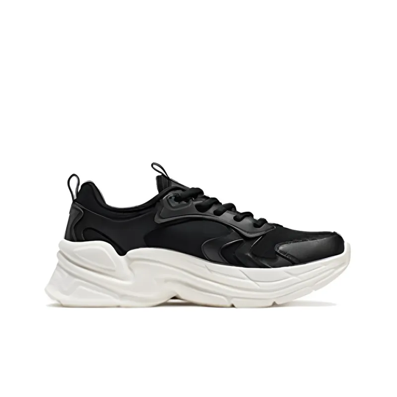 361° Overhill Cushioning, Breathable, Lightweight Low Top Running Shoes Men's Obsidian Black-1