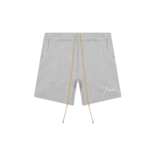 RHUDE Casual Shorts Men Gray