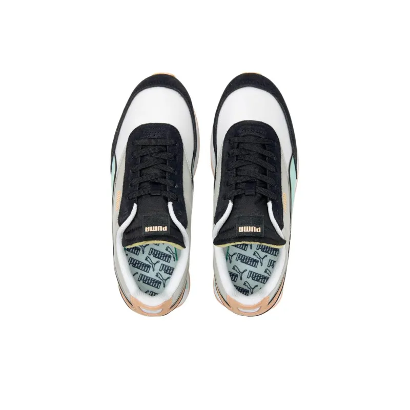 PUMA Future Rider Casual Shoes Unisex Low-Top Black/Blue/Pink-2