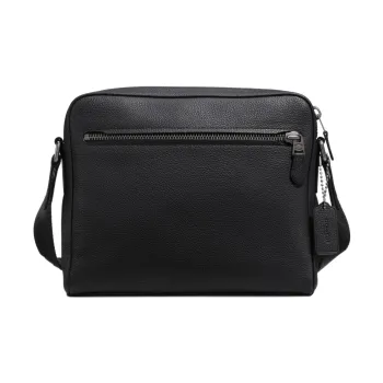 COACH Metropolitan Leather Camera Bags Crossbody Bags Shoulder Bags Men's Black