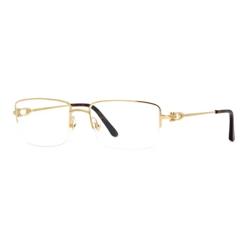 Cartier Eyeglass Frames Unisex Gold