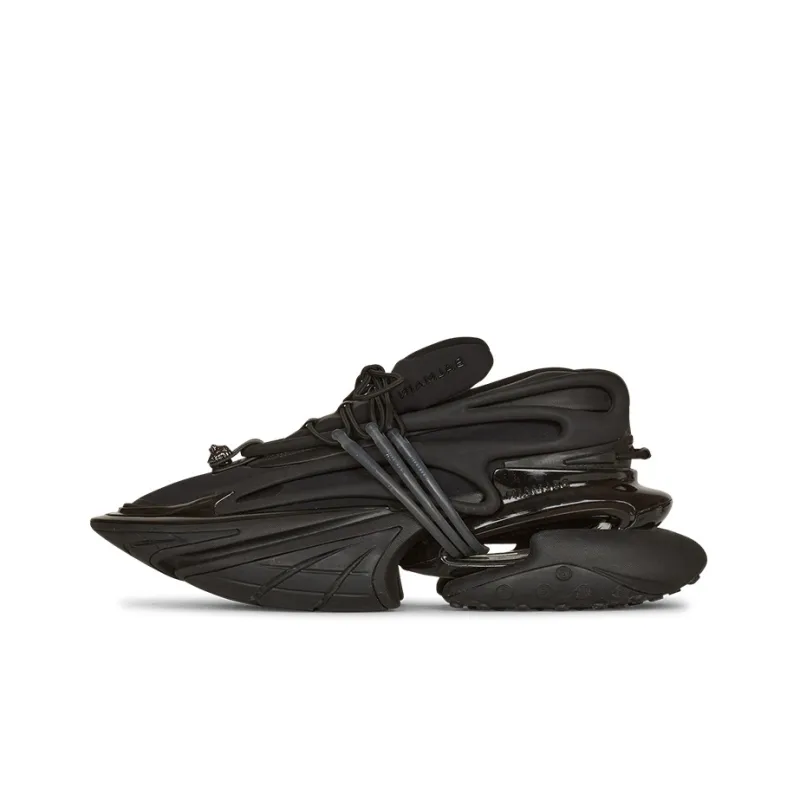 BALMAIN Unicorn Low 'Black'-0