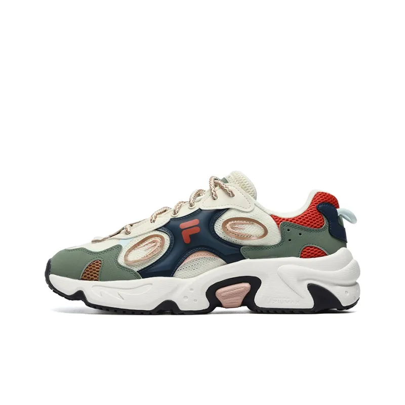 FILA FUSION Raccoon Sneakers 'White Green Red'-0