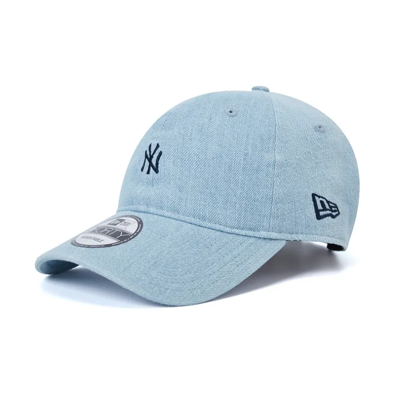 New Era Baseball Caps Unisex Denim Blue-0