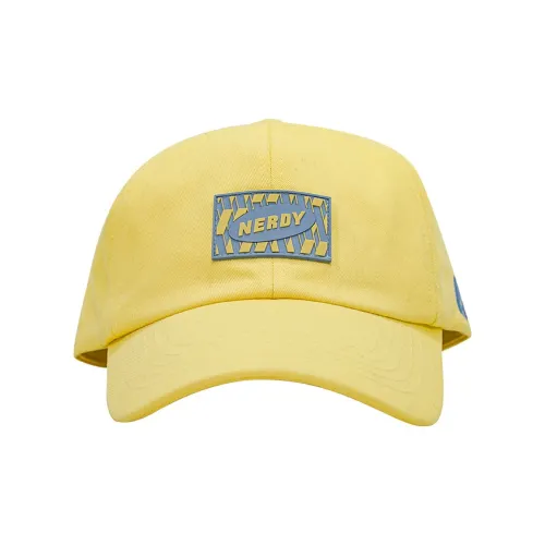 Nerdy Baseball Caps Unisex Yellow