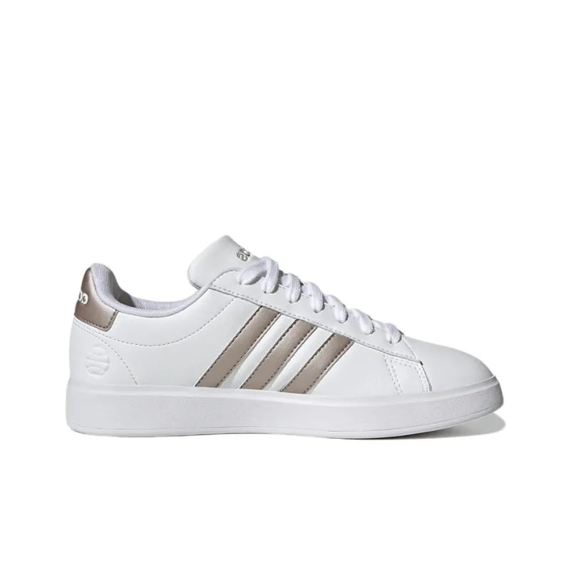 Adidas Grand Court Cloud White Platinum Metallic Women's-1